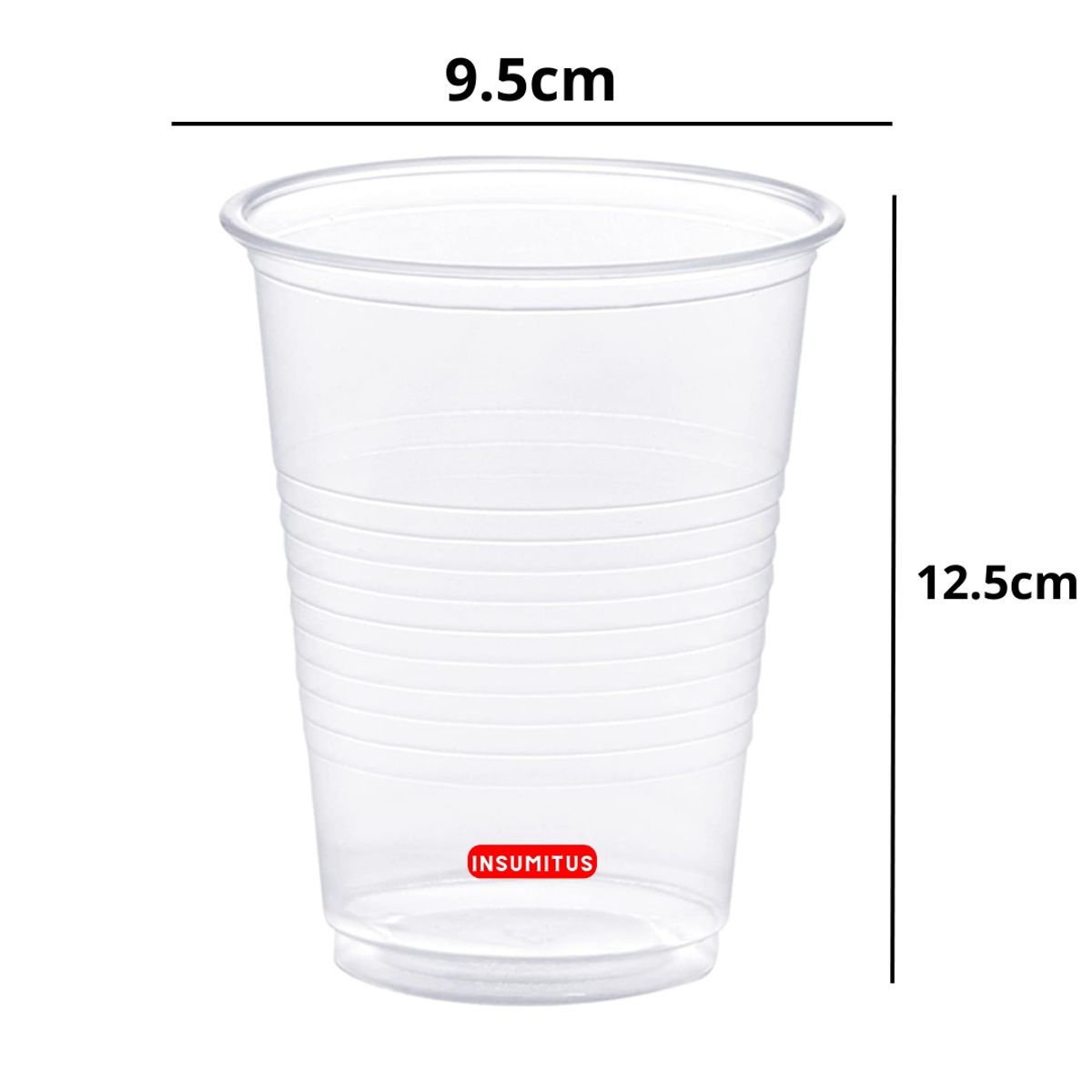 GENERICO - Vaso Economico Transparente 16oz - 500ml 50 unidades