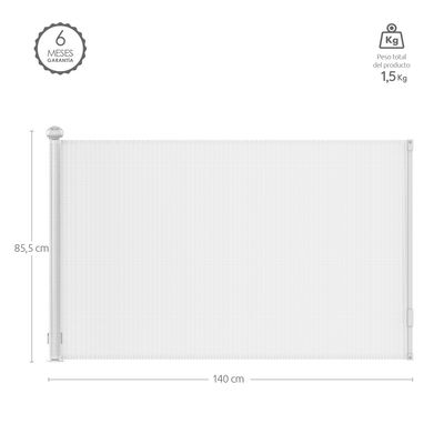Imagen 2 del producto Reja de Seguridad Retráctil Para Bebes hasta 140cmx85cm