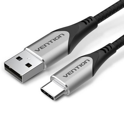 Vention Cable Carga Rápida Qc Reforzado Usb-C A Usb 2Metros