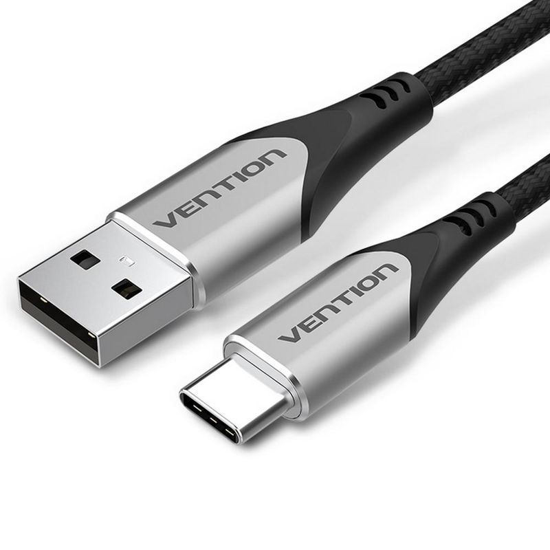 VENTION - Cable Carga Rápida Qc Reforzado Usb-c A Usb 2metros Vention VENTION
