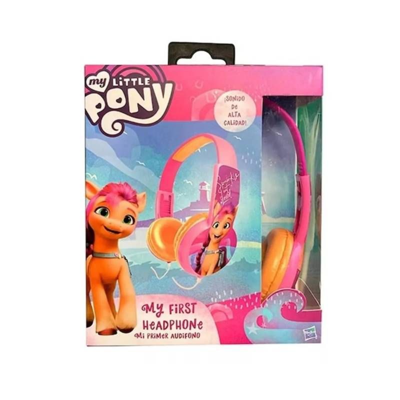 SAKAR - Audifonos Para Niños Alambricos My Little Pony Hp203057Rosa