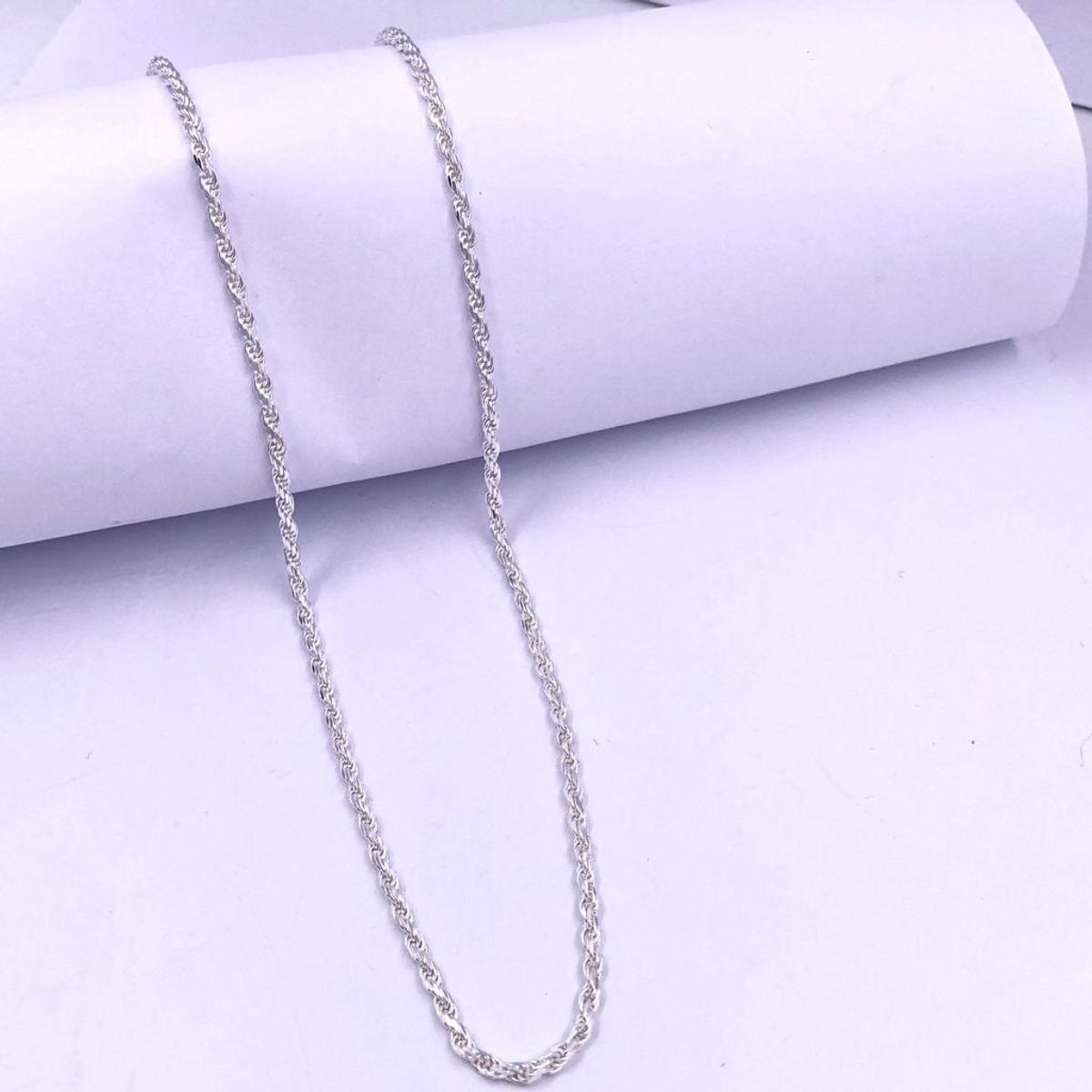 EL MUNDO DE LA PLATA - cadena tourbillon de plata italiana 925