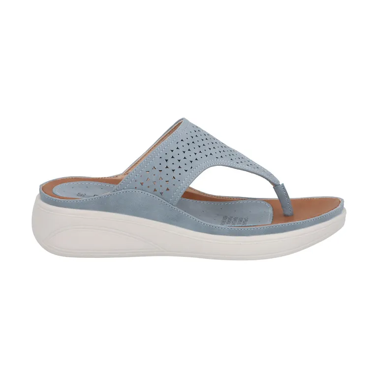 Sandalia Mujer Celeste Plataforma Jose
