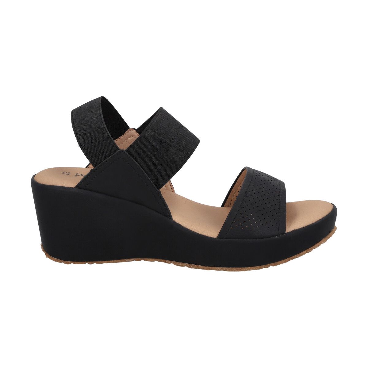 POLICE - Sandalia Mujer Negro Plataforma Sydney Police