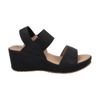 Sandalia Mujer Negro Plataforma Sydney