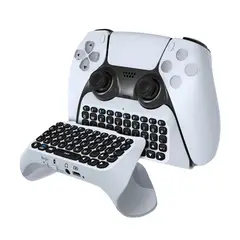 CORRERREY - Teclado inalámbrico para mando de PS5 teclado externo con Bluetooth