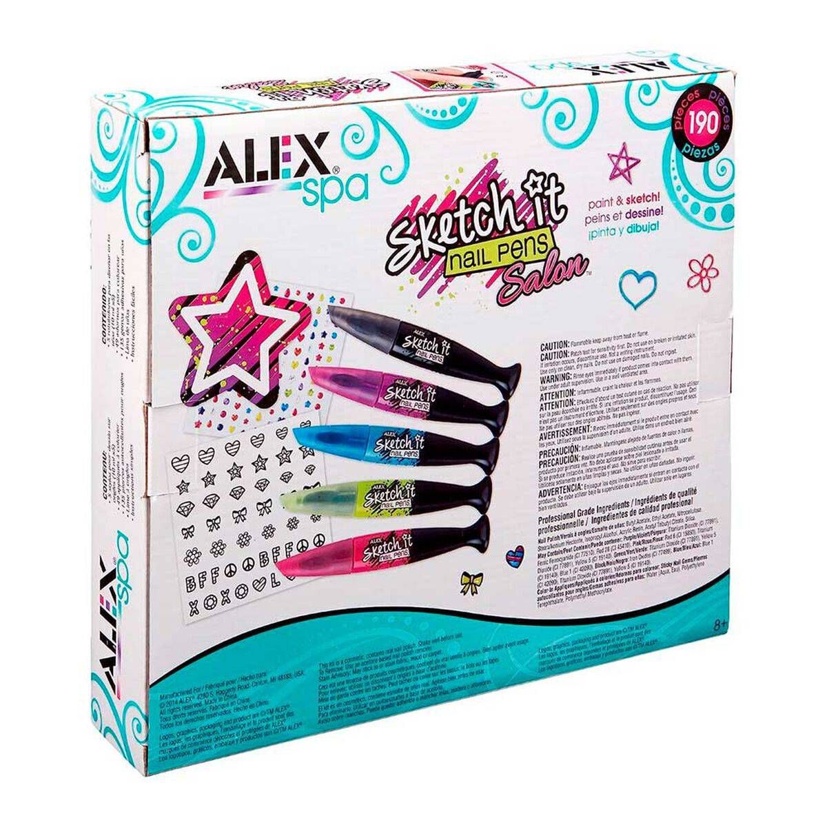 ALEX TOYS - Salón de Uñas y Lápices Alex – Decoración de Uñas