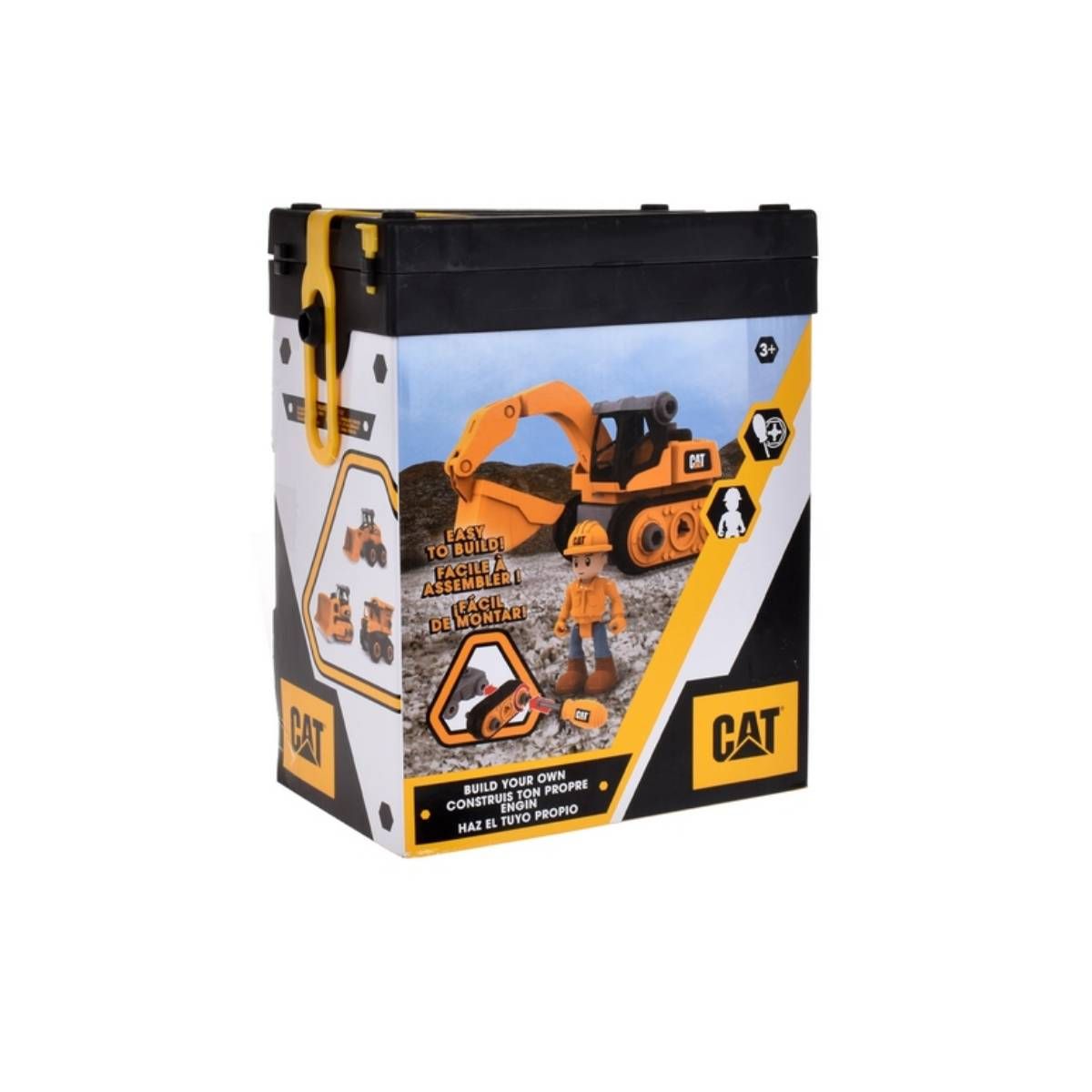 CAT - Pala cargadora CAT armable con figura y destornillador
