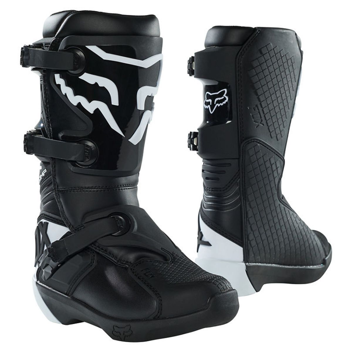 FOX - Botas Moto Niño Comp Negro Fox FOX