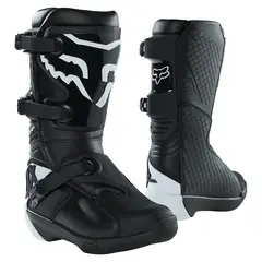 FOX - Botas Moto Niño Comp Negro