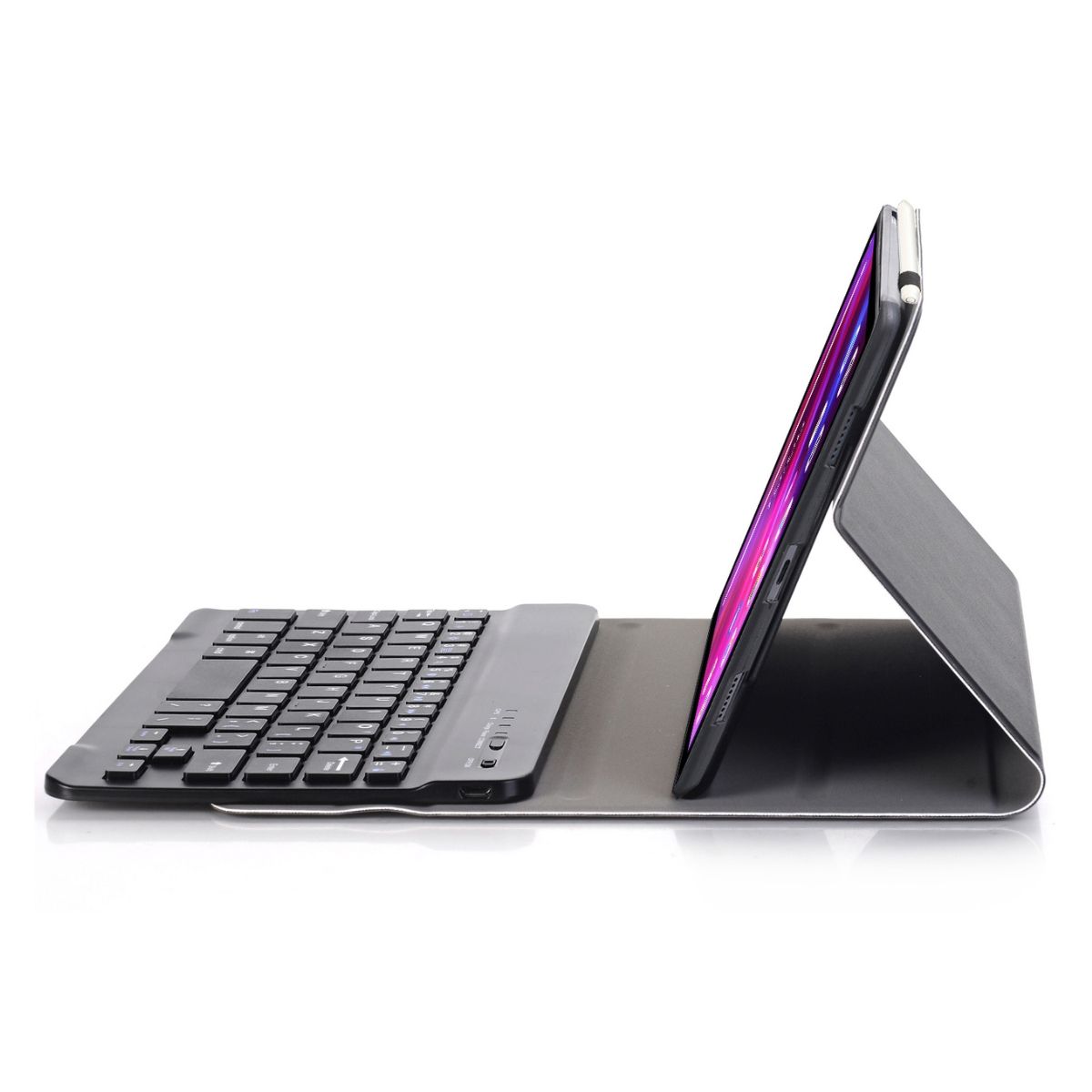 GENERICO - Teclado Bluetooth Funda Para Tablet Lenovo M8 4ta Gen TB300 Negro