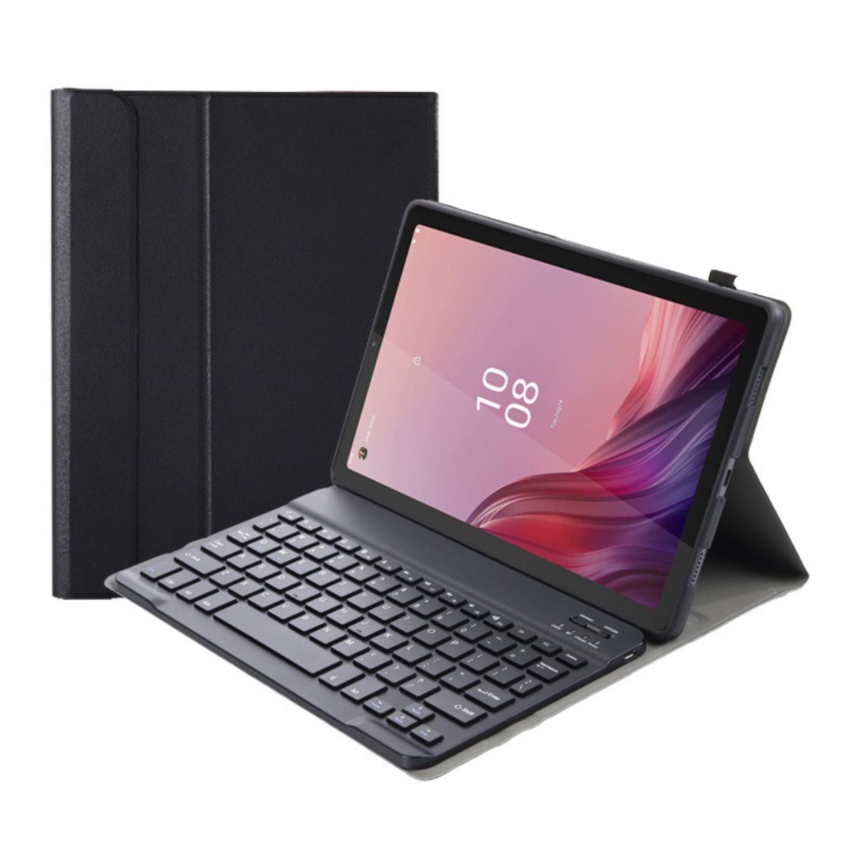 GENERICO - Teclado Bluetooth Funda Para Tablet Lenovo M9 TB310 Negro