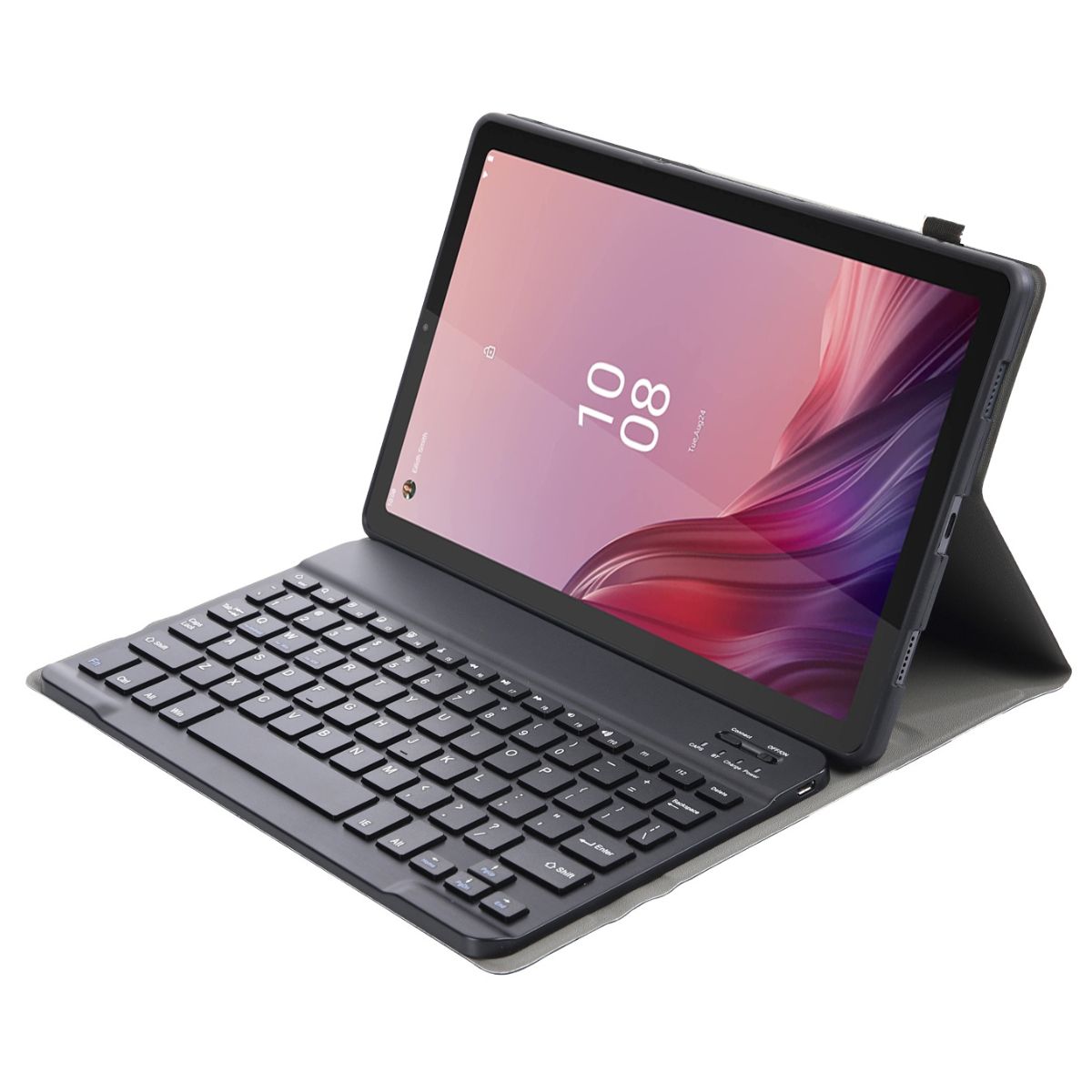 GENERICO - Teclado Bluetooth Funda Para Tablet Lenovo M9 TB310 Negro