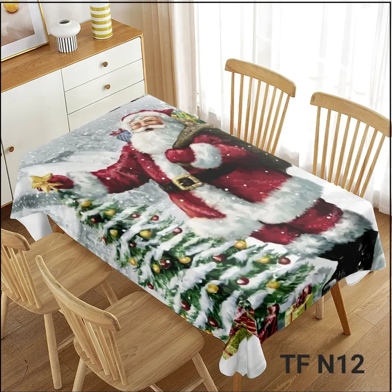 GENERICO - Mantel Rectangular Impermeable navideño 220x140cm