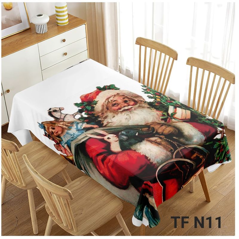 GENERICO - Mantel Rectangular Impermeable navideño 220x140cm