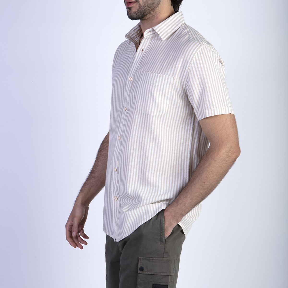NIMTU - Camisa Maipo Beige Nimtu