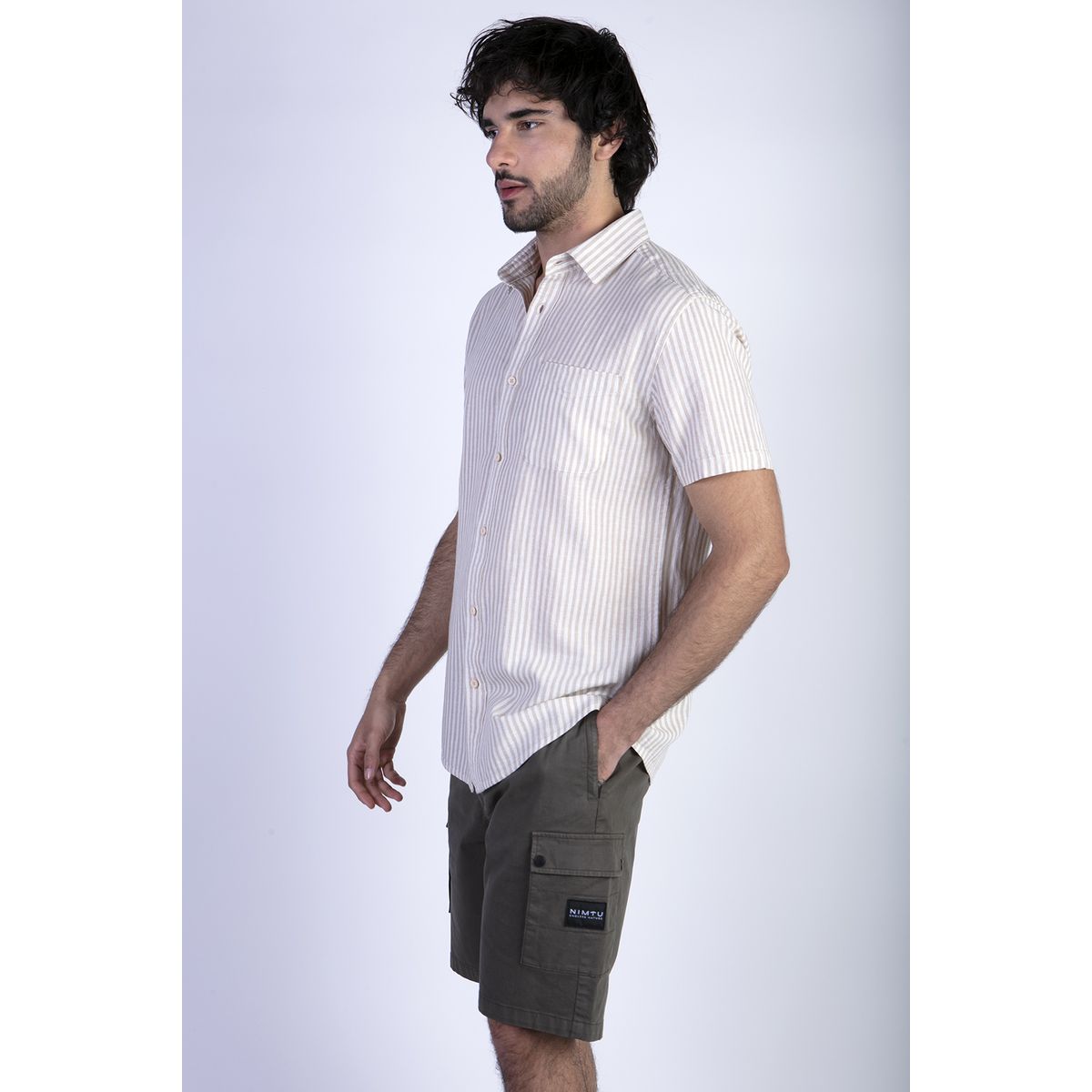 NIMTU - Camisa Maipo Beige Nimtu
