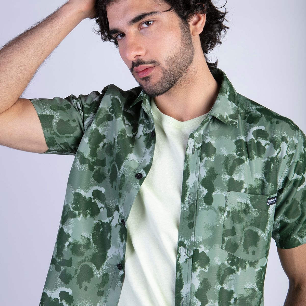 NIMTU - Camisa Parva Verde Nimtu