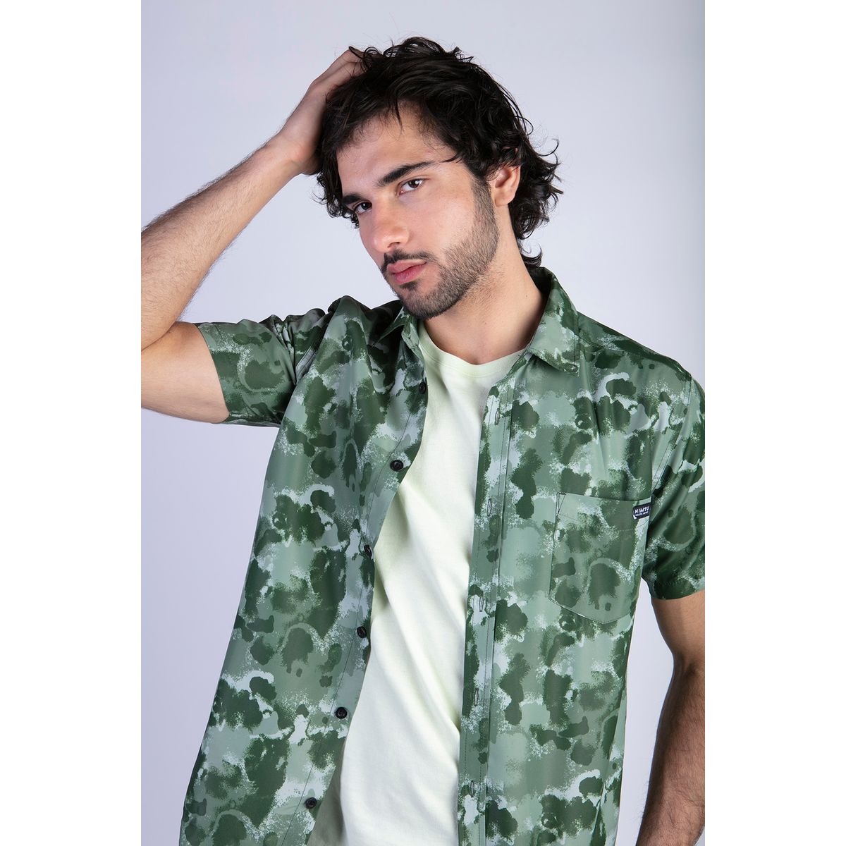 NIMTU - Camisa Parva Verde Nimtu