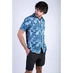 NIMTU - Camisa Parva Azul