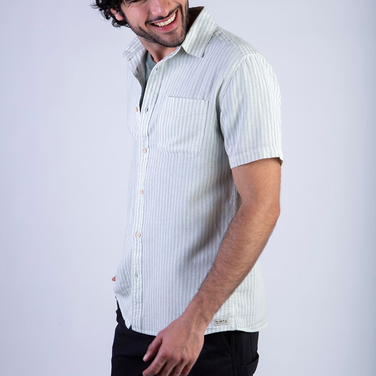 NIMTU - Camisa Maipo Azul Nimtu