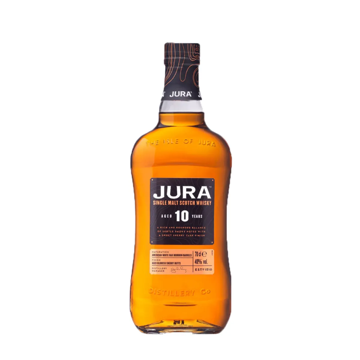 JURA - Whisky Jura 10 Años 40° 700Cc