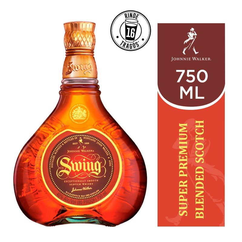 JOHNNIE WALKER - Whisky Johnnie Walker Swing Blended 40° 750Cc