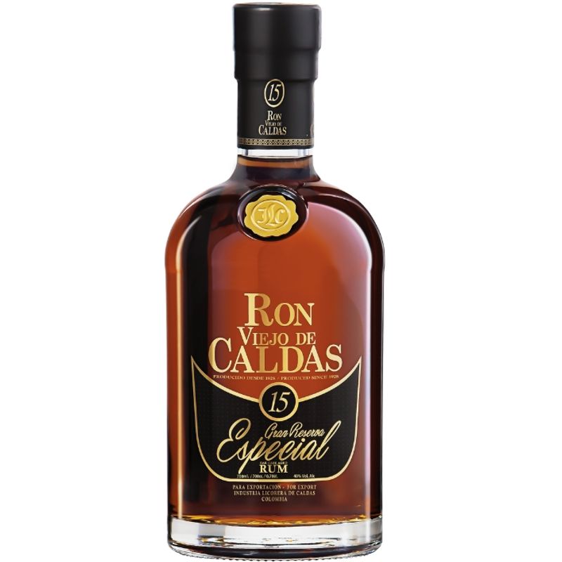 VIEJO DE CALDAS - Ron Viejo De Caldas 15 Años 40° 700Cc