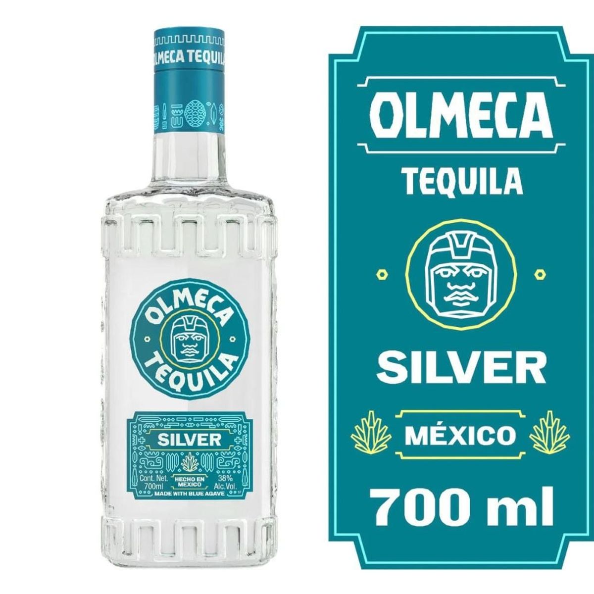 OLMECA - Tequila Olmeca Blanco 40° 700Cc
