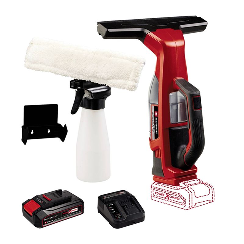 EINHELL - Limpiador De Ventanas Vidrio 18v Bateria  Cargador Einhell