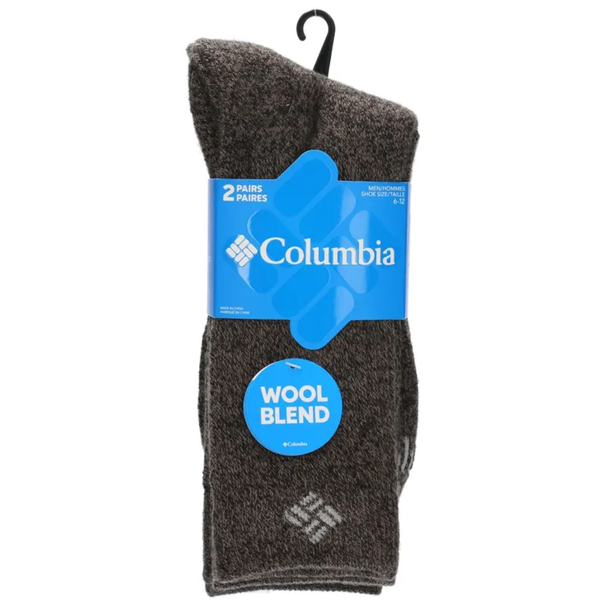 COLUMBIA - Calcetín Outdoor Wool Crew Gris Hombre COLUMBIA