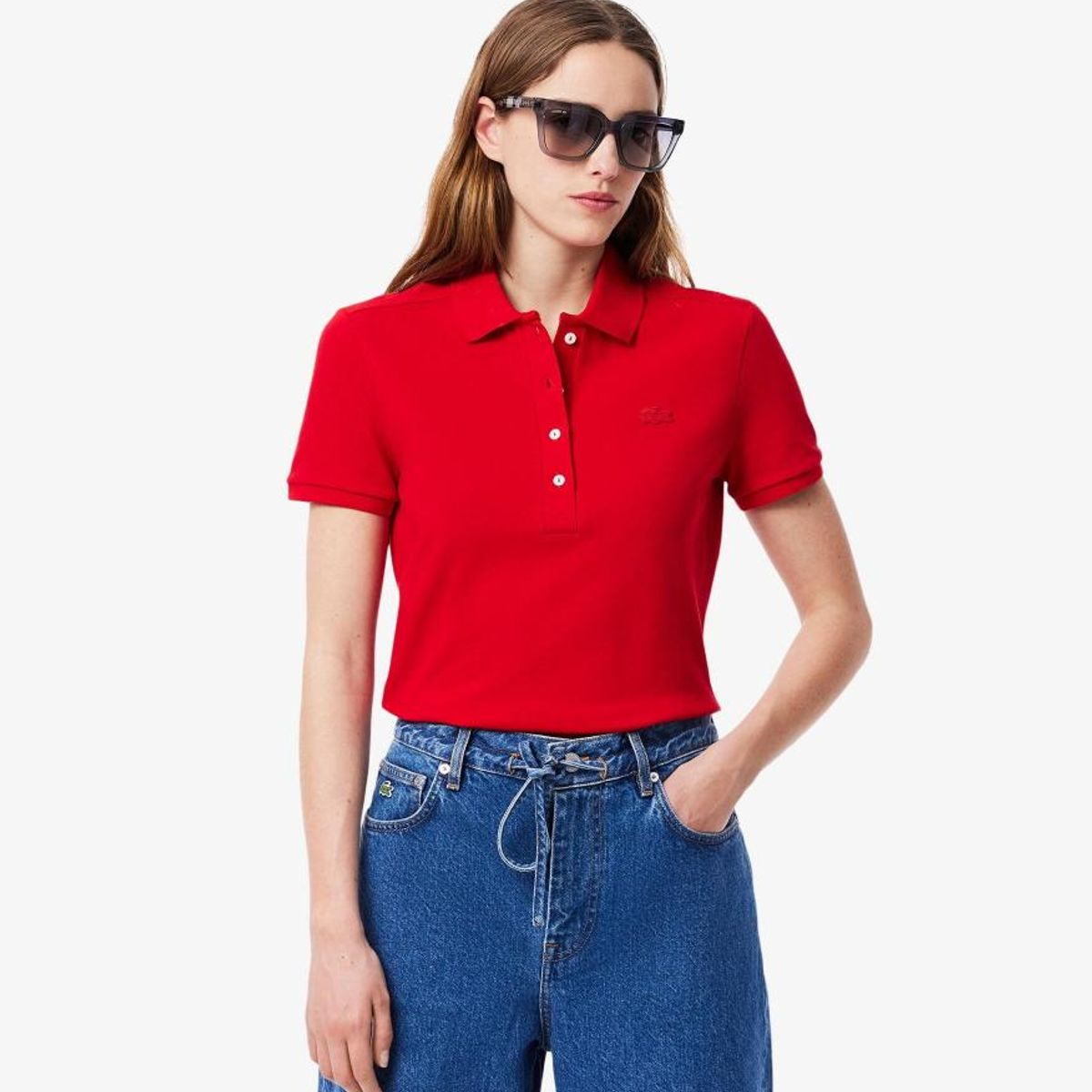 LACOSTE - Polera Polo Mujer PF5462 Lacoste