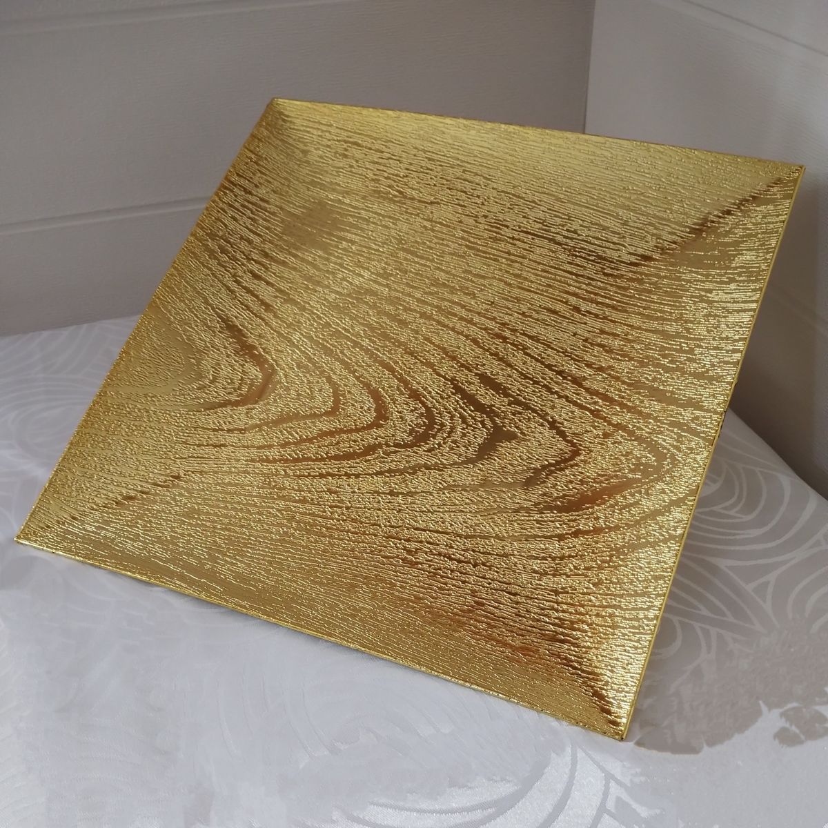 GENERICO - Pack 3 Bandejas C/Diseño - Dorado