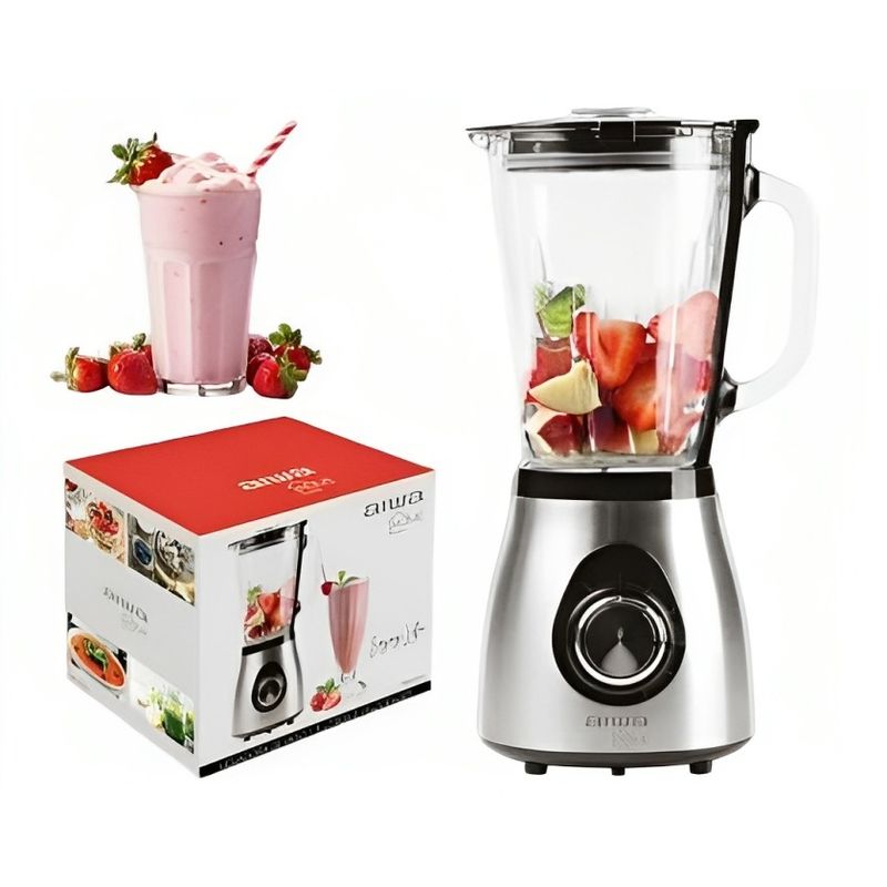 AIWA - Licuadora AIWA  550W con Jarra de Vidrio
