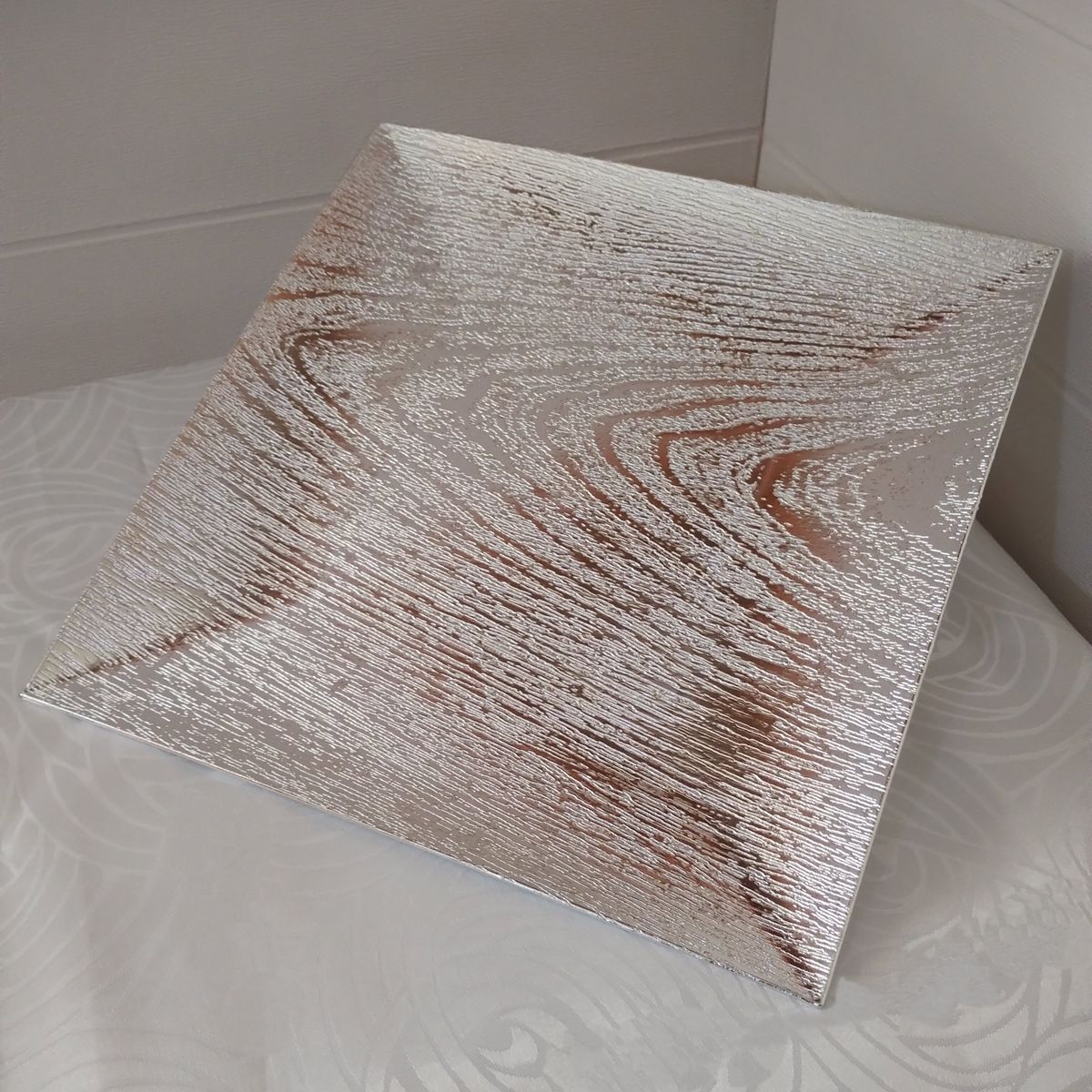 GENERICO - Pack 3 Bandejas C/Diseño - Plateado