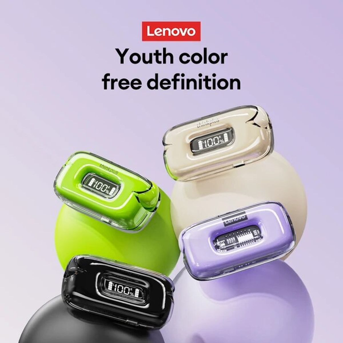 LENOVO - Audifonos inalambricos Lenovo X15 II Lila BT 5.3