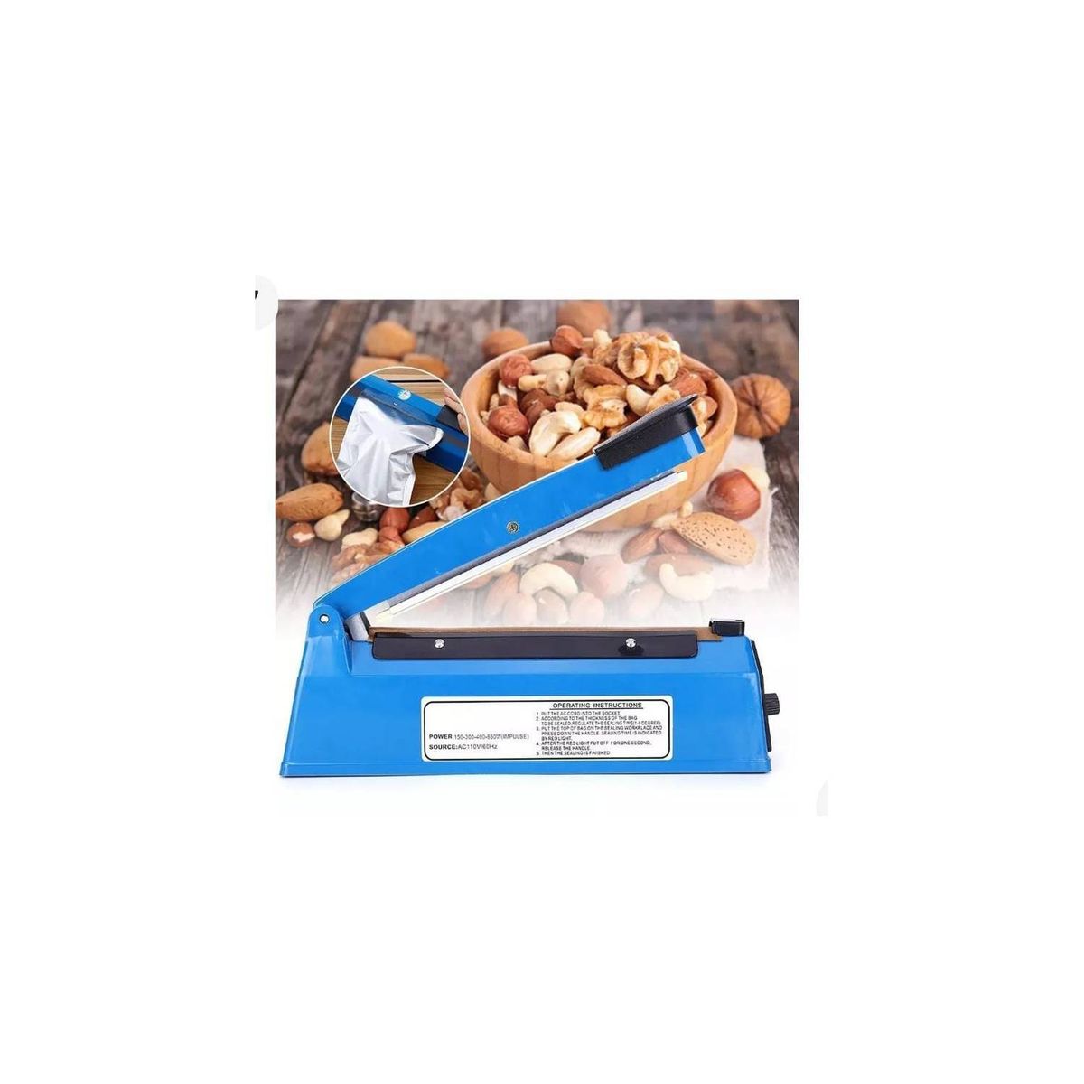 GENERICO - Selladora De Bolsas 30 Cm + Repuesto Incluido