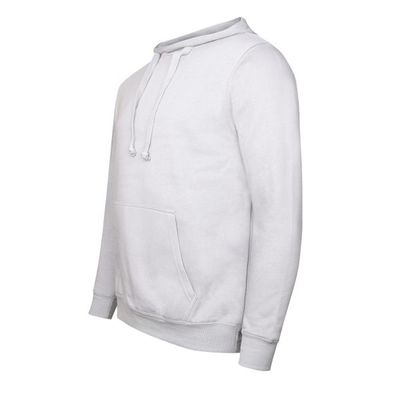 Imagen 2 del producto Poleron Canguro French Terry Blanco Hombre