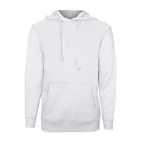 Poleron Canguro French Terry Blanco Hombre