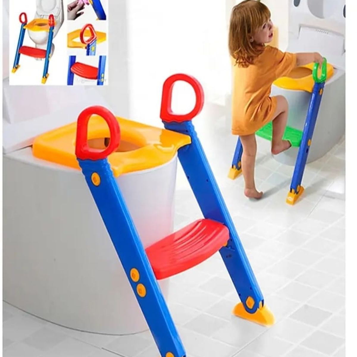 GENERICO - Adaptador Escalera Asiento De Baños Para Niños
