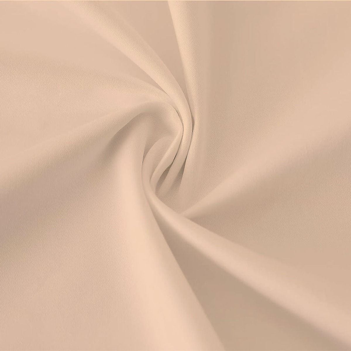 GENERICO - Juego De Sabana Premium Algodon 188 Hilos 2.5 Plazas Crema