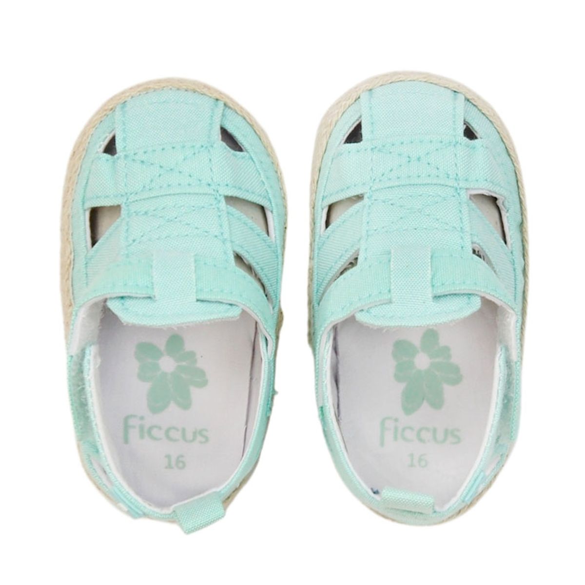 FICCUS - Sandalia Bebé Niña NewBorn Menta