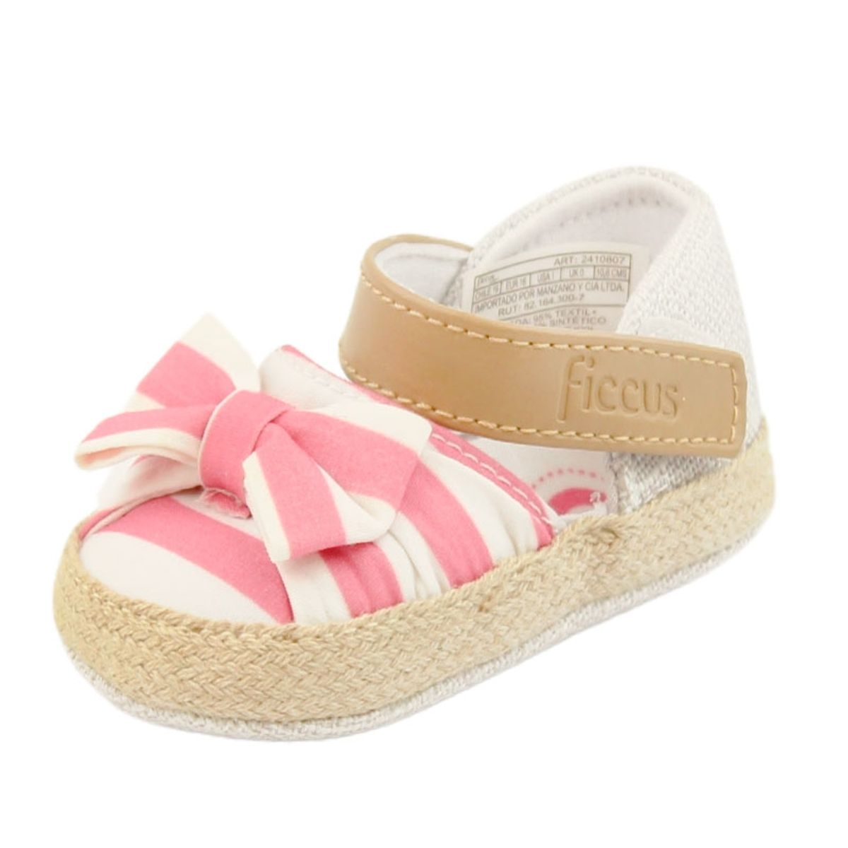 FICCUS - Zapato Bebé Niña NewBorn Fucsia