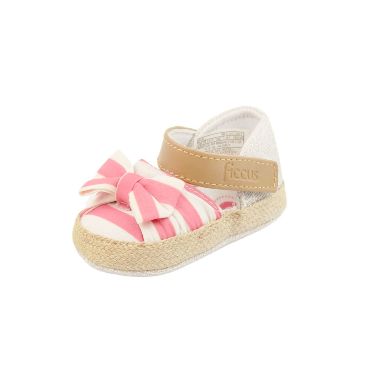 FICCUS - Zapato Bebé Niña NewBorn Fucsia