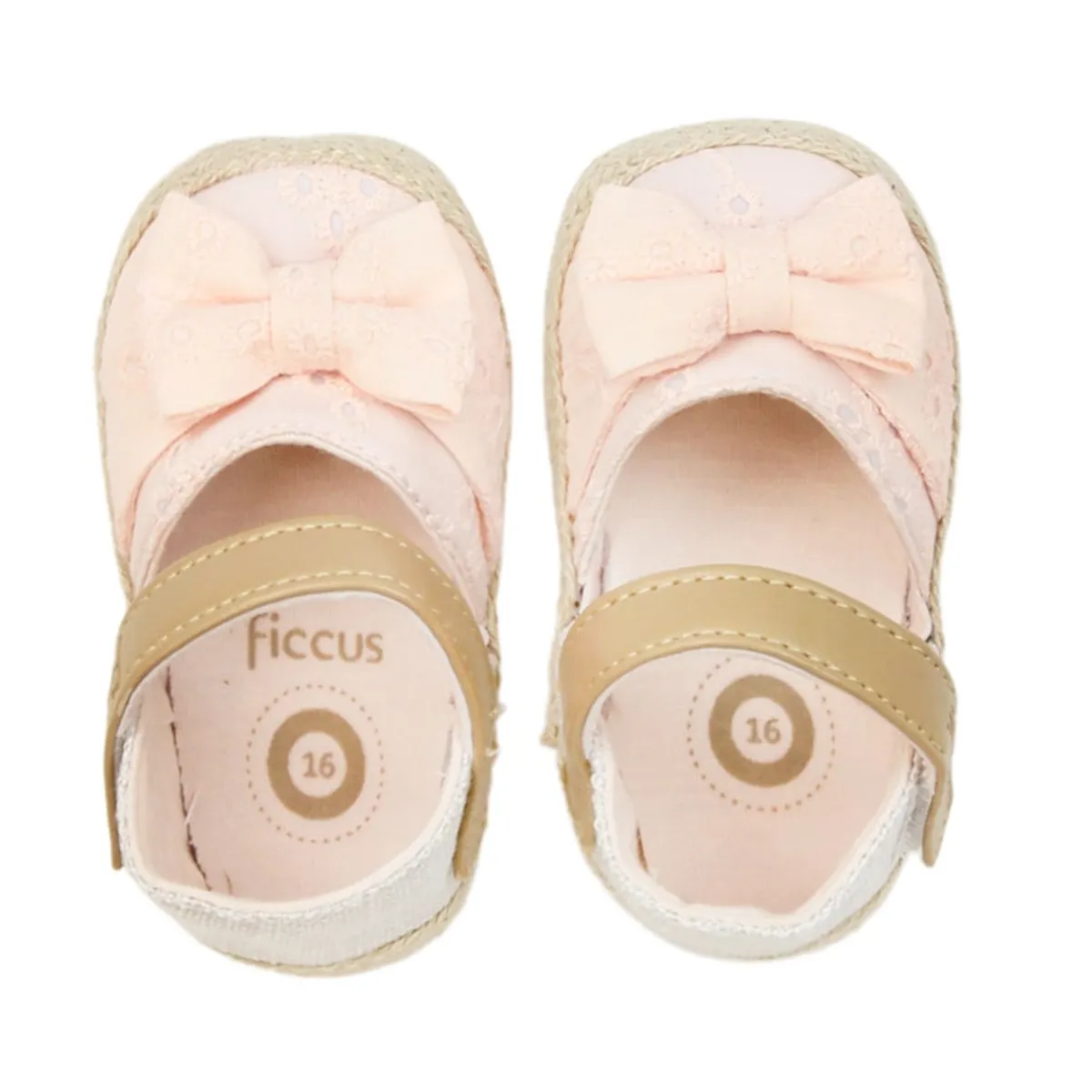FICCUS - Zapato Bebé Niña NewBorn Rosa