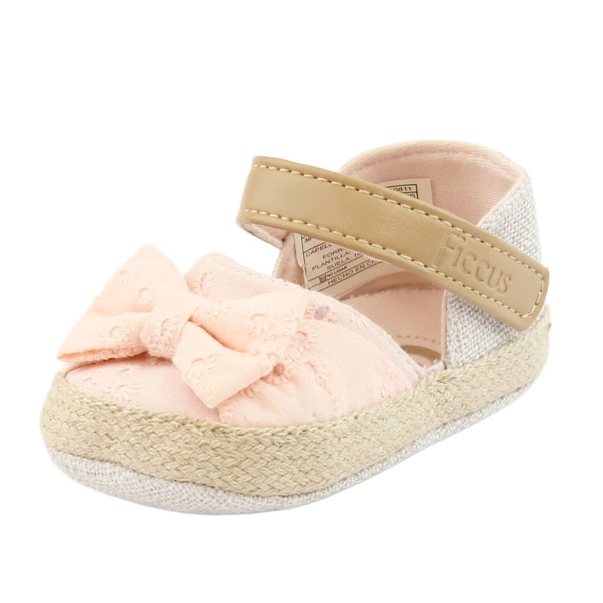 FICCUS - Zapato Bebé Niña NewBorn Rosa