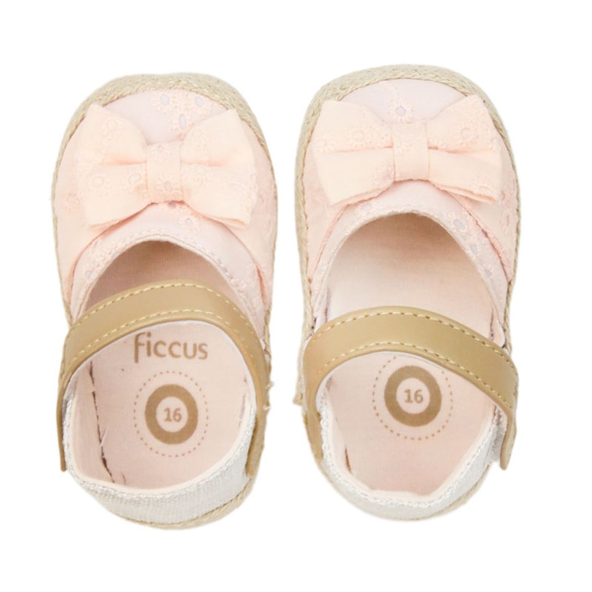 FICCUS - Zapato Bebé Niña NewBorn Rosa