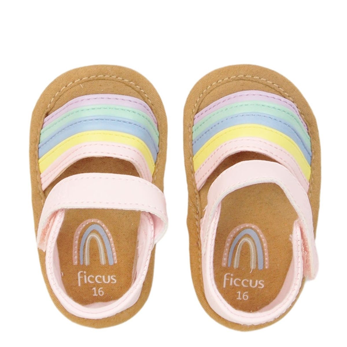 FICCUS - Sandalia Bebé Niña NewBorn Rosa