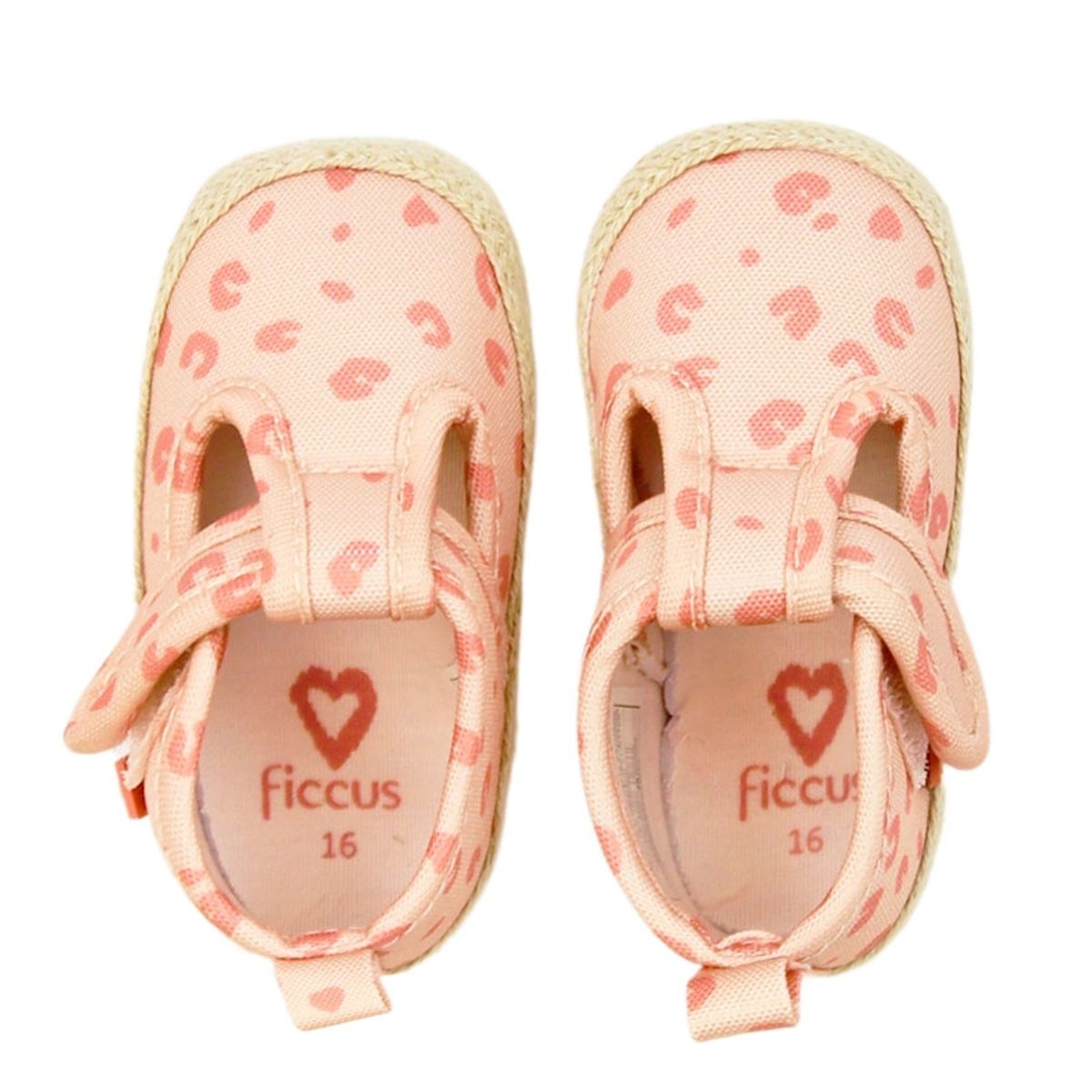 FICCUS - Zapato Bebé Niña NewBorn Coral