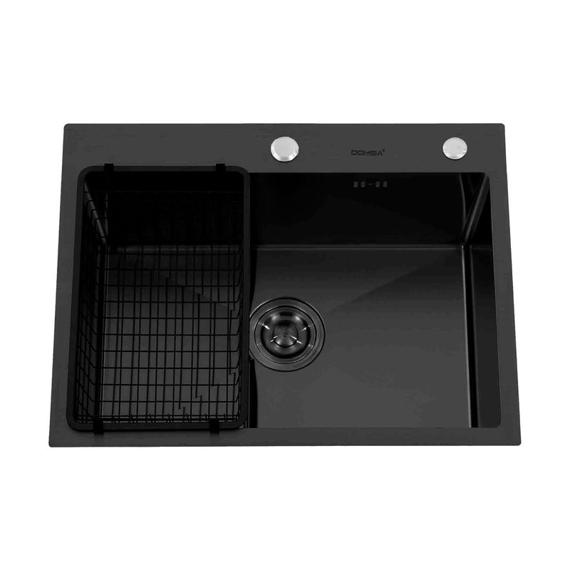 DOMSA - Lavaplatos Deluxe Domsa MDS6046-Black Sobre Cubierta / 60x46x21cm